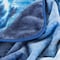 Hastings Home Hastings Home 8 pound Fleece Blanket with Ocean Dolphins Pattern for Sofa bed (74 inch x 91 inch) 880857JPK - alternate 3